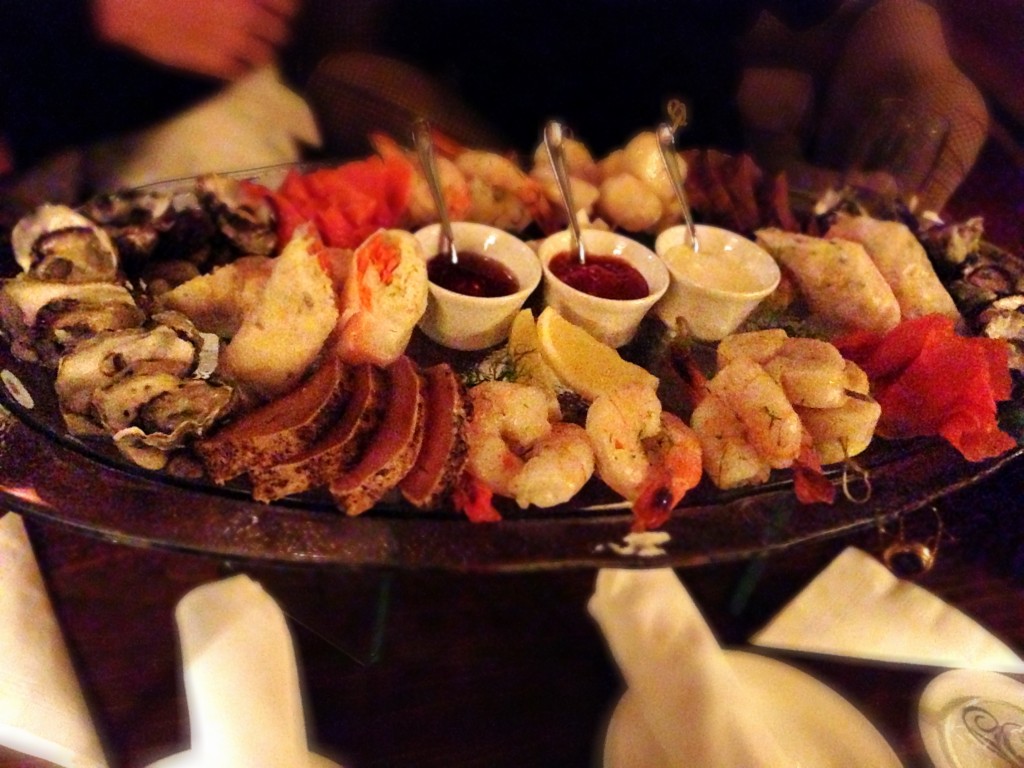 Seafood Platter @ Mallard Lounge Chateau Whistler