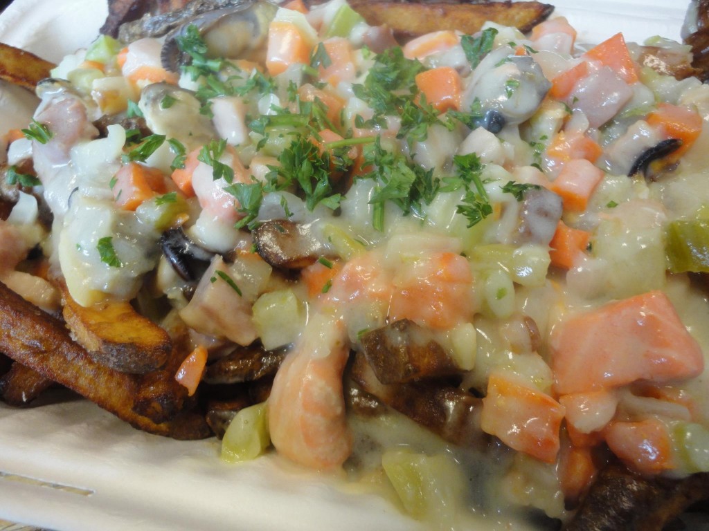 Seafood Chowder Poutine @ Fresh Local Wild (in 2012)