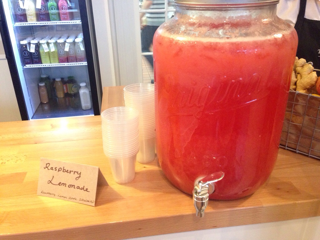Raspberry Lemonade @ The Juicery Co.