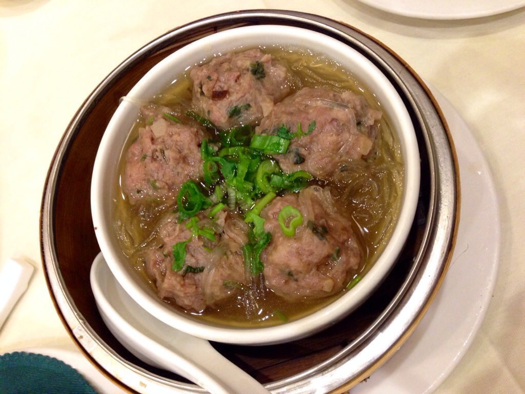 Beef Dumplings with Yam Noodles