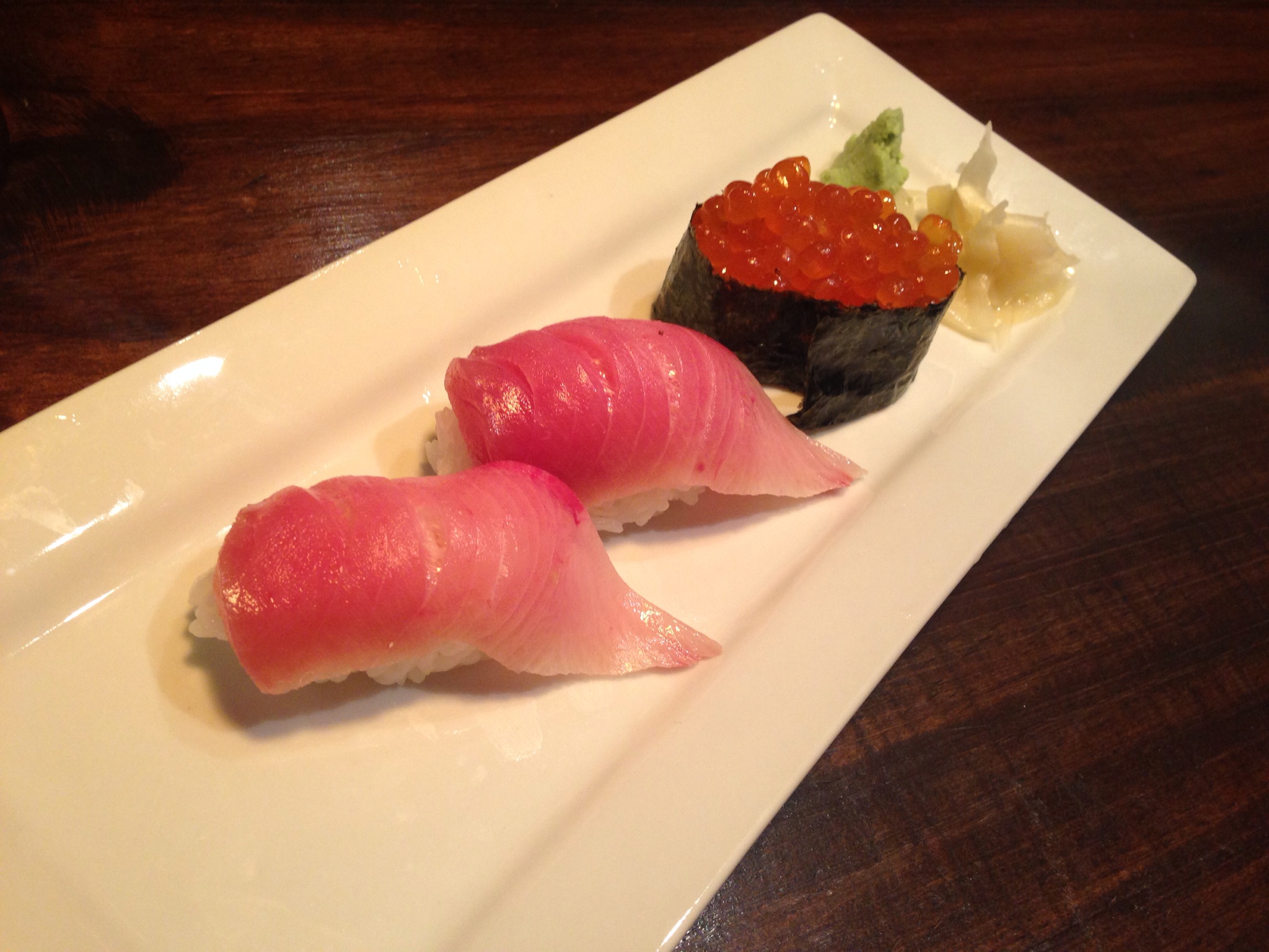Hamachi & Ikura @ Gami Sushi