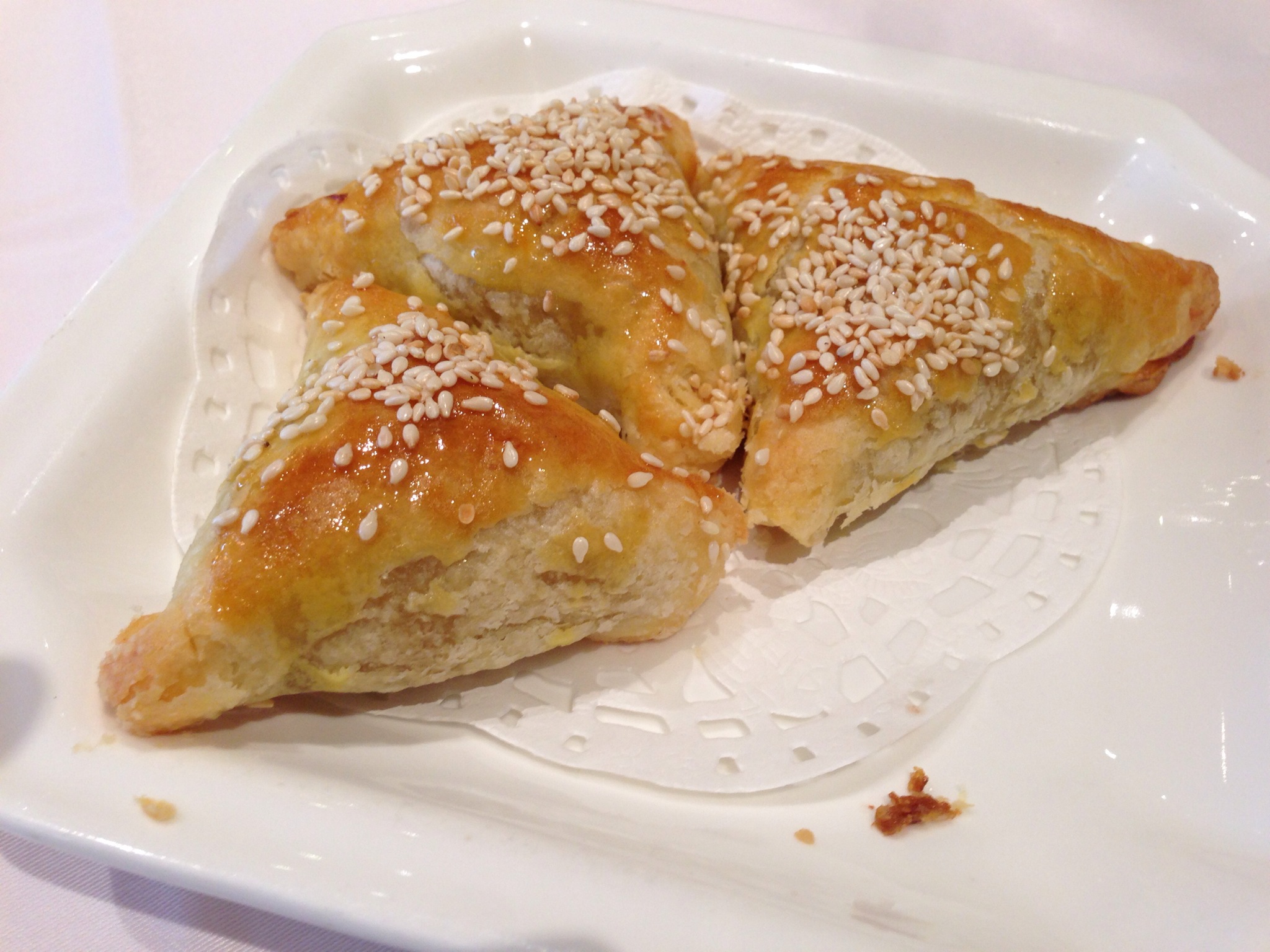 Lemon BBQ Pork Pastry @ Dynasty Seafood