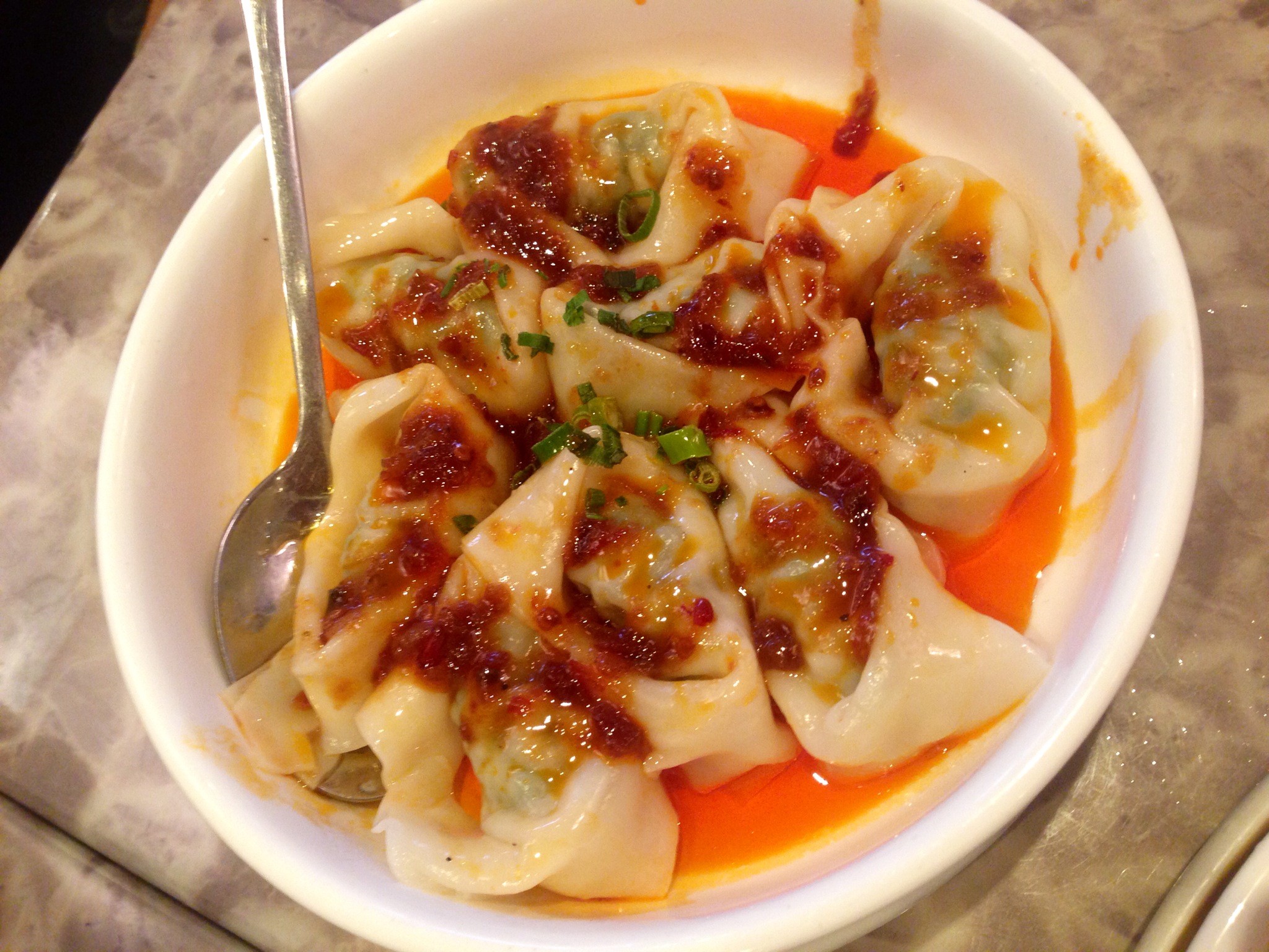 Spicy Shanghai Wonton @ Shanghai Xiao Long Bao