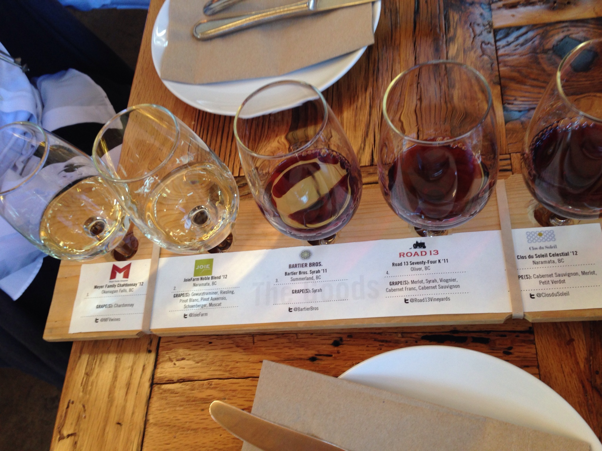 Premium Wine Flight @ Vancouver Urban Winery