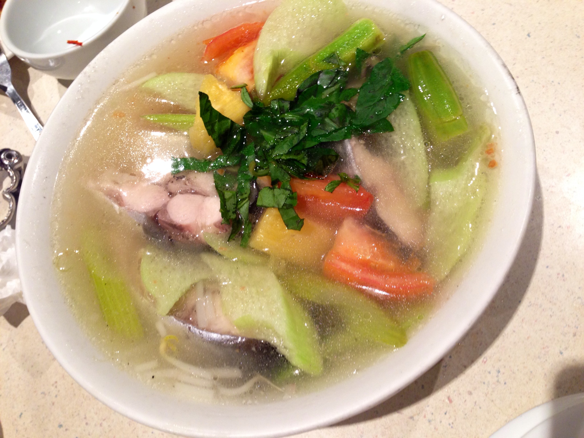 Sweet and Sour Cat Fish Soup @ Pho Tan