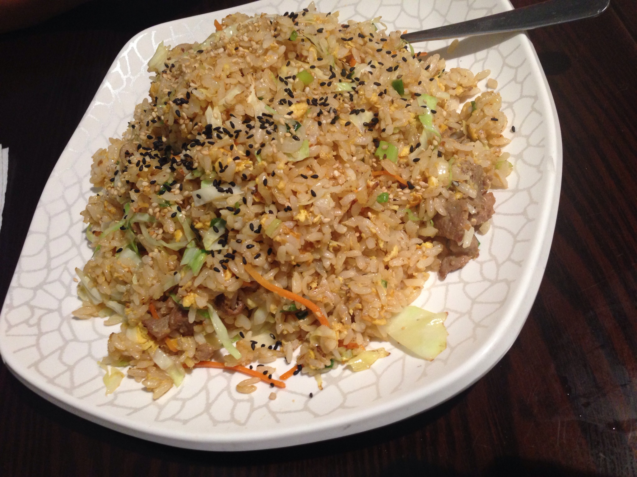 Sesame Lamb Fried Rice @ Strike, Richmond