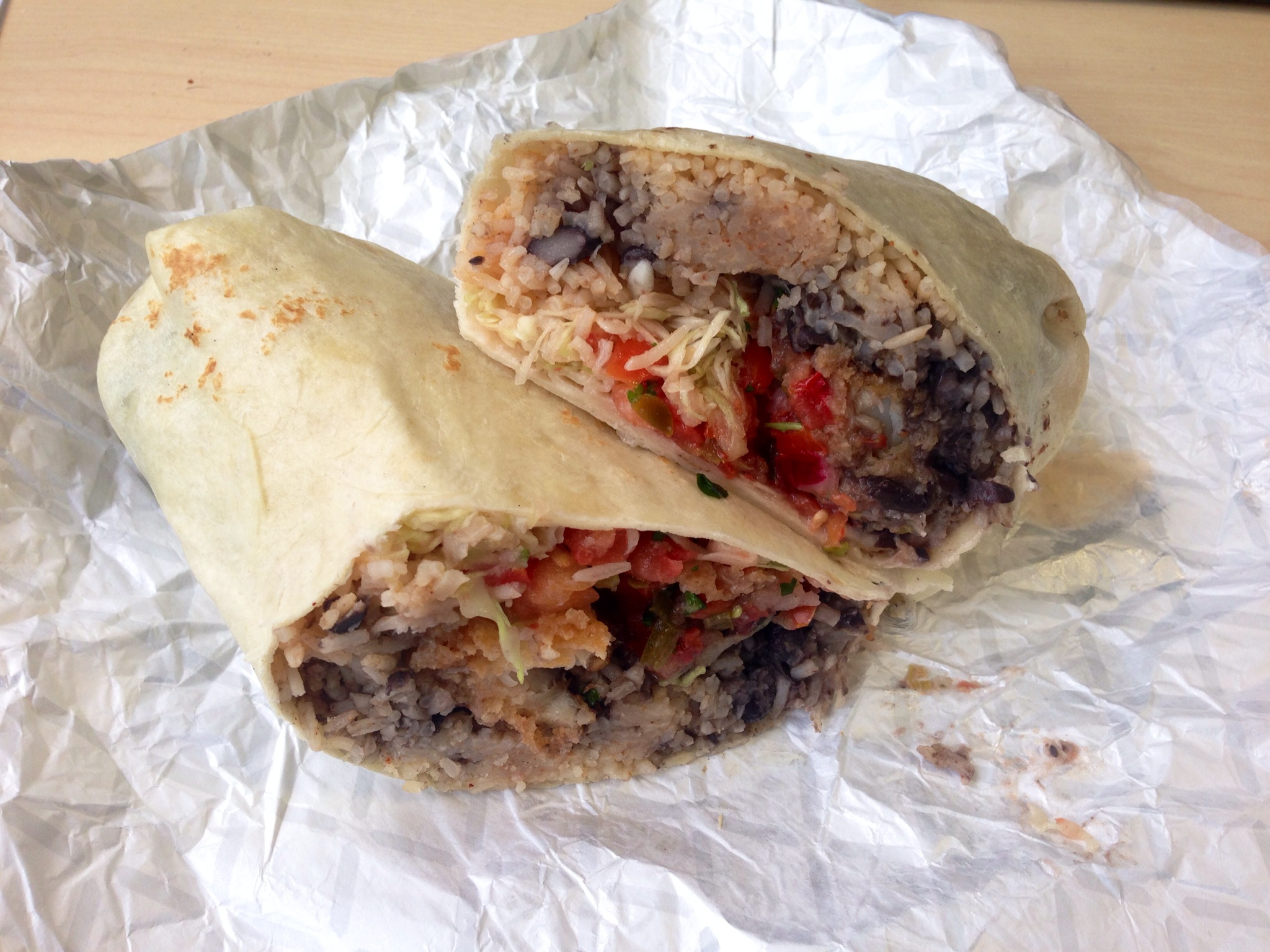 Fish Burrito @ TacoFina Food Truck - White Lightening