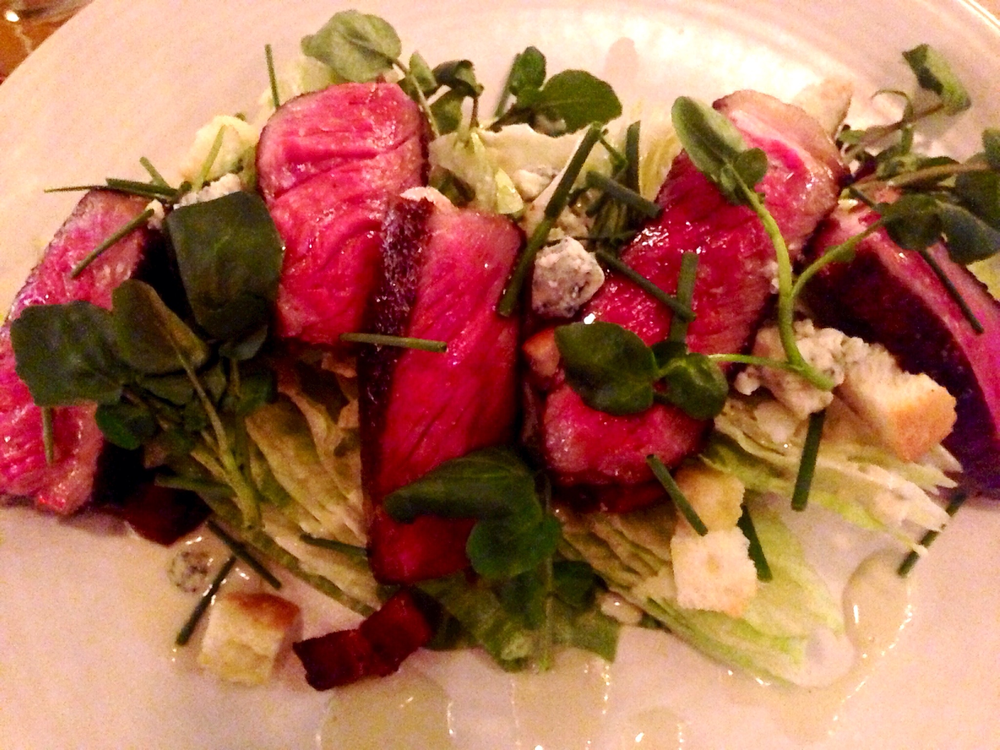 Beef Striploin Salad @ The Blackbird