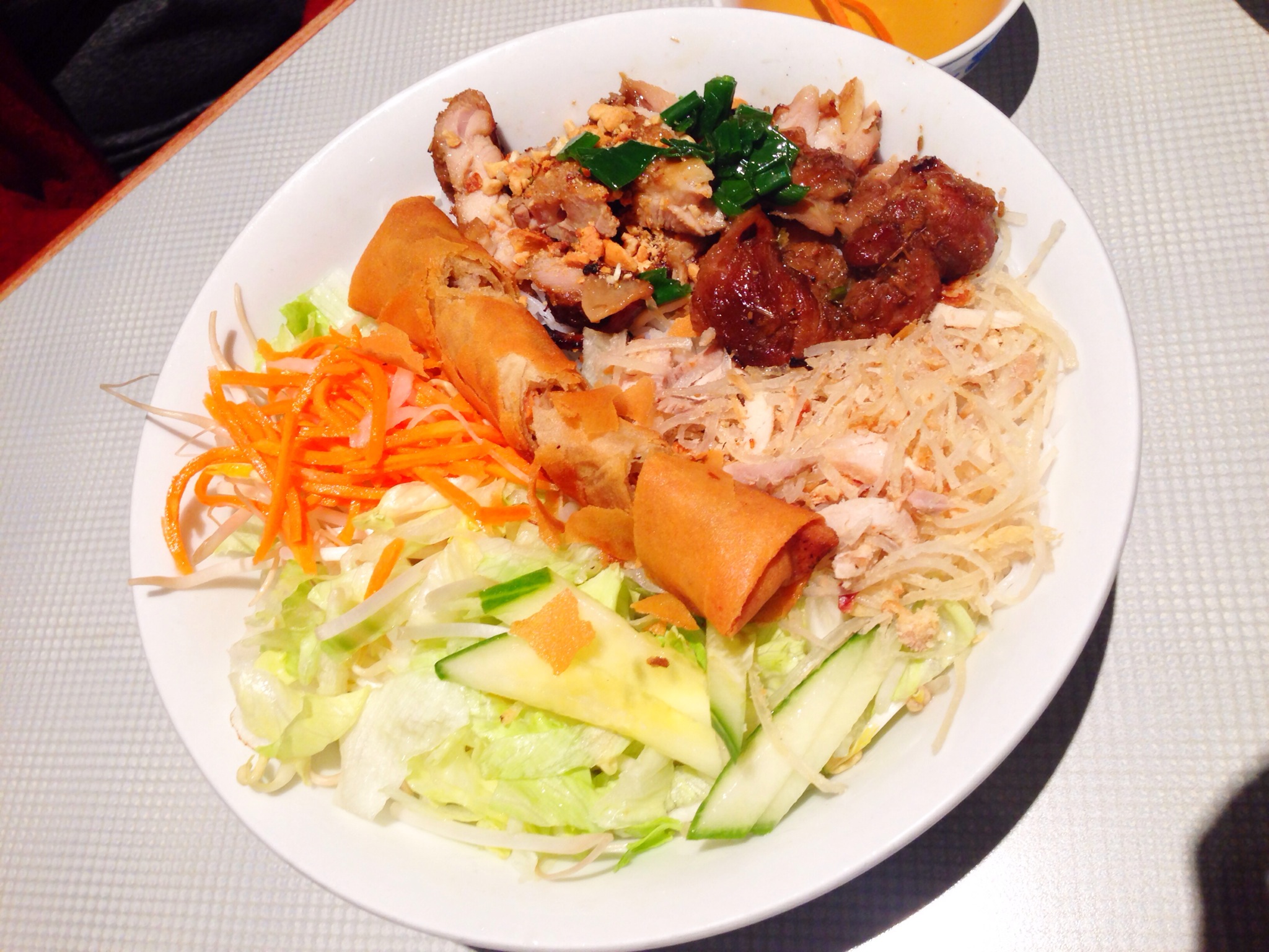 Grilled Chicken, Spring Roll with Vermicielli & Shredded Pork @ Pho An Nam