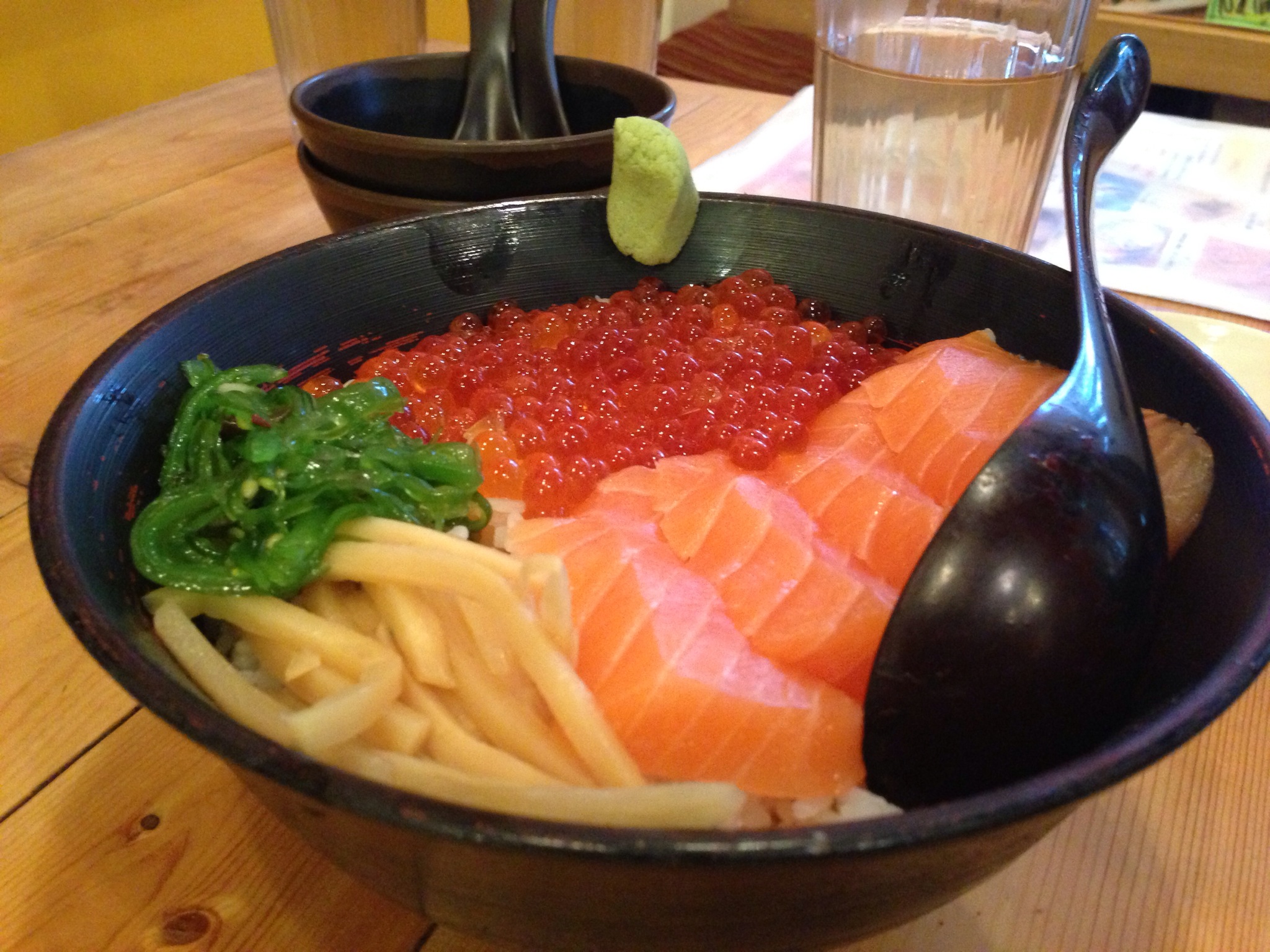 Sake and Ikura Don @ Gyo-O