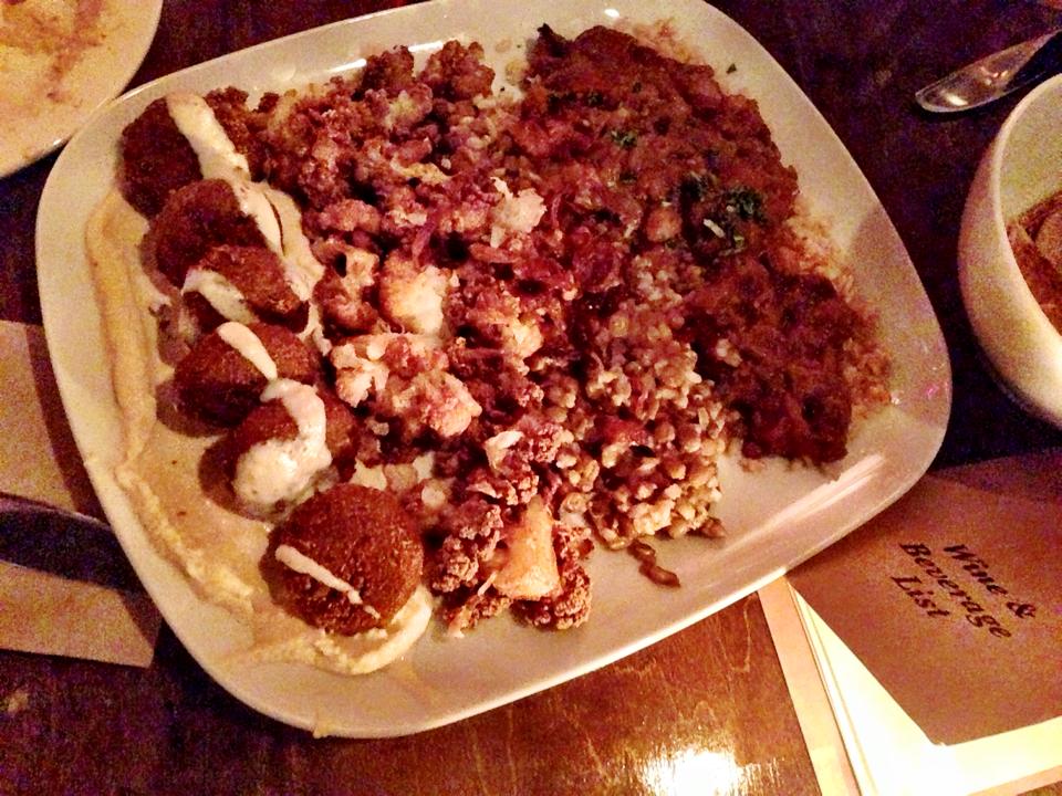 Najib’s Special, Falafel, Mjadra, & Vegan Stew