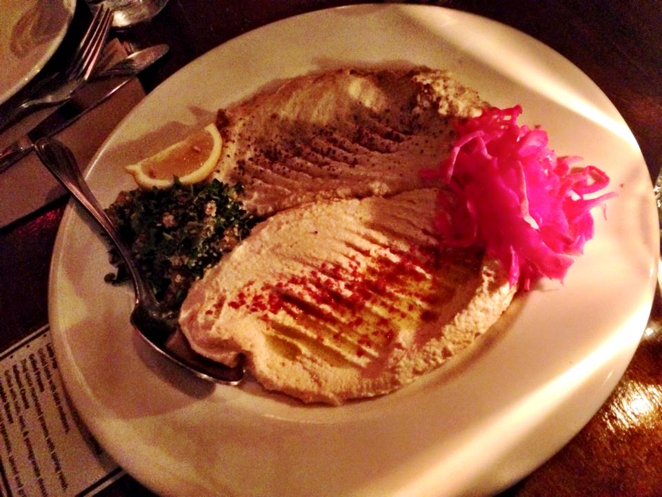 Hummus, Baba Ghanooj, Pickled Cabbage, & TaboulehHummus, Baba Ghanooj, Pickled Cabbage, & Tabouleh