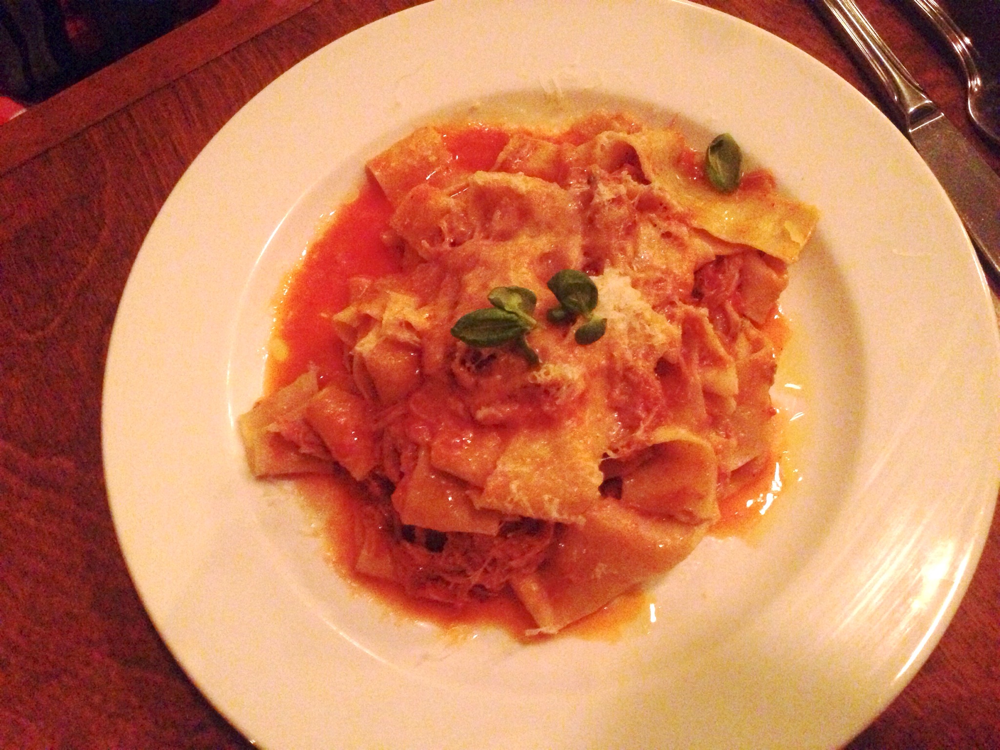Pappardelle & Duck Ragu @ Ask For Luigi
