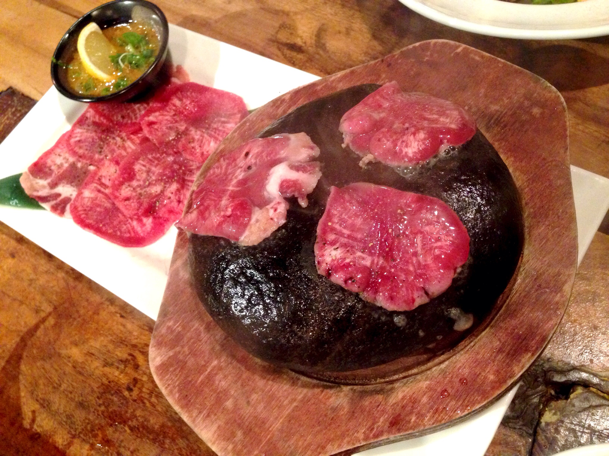 Stone Grilled Beef Tongue @ Kingyo Izakaya