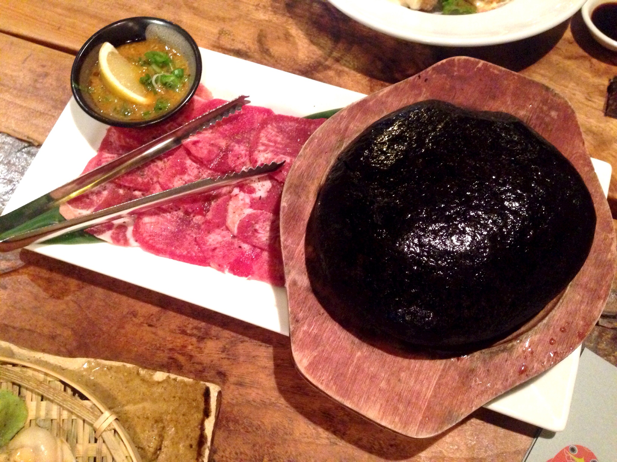 Stone Grilled Beef Tongue @ Kingyo Izakaya