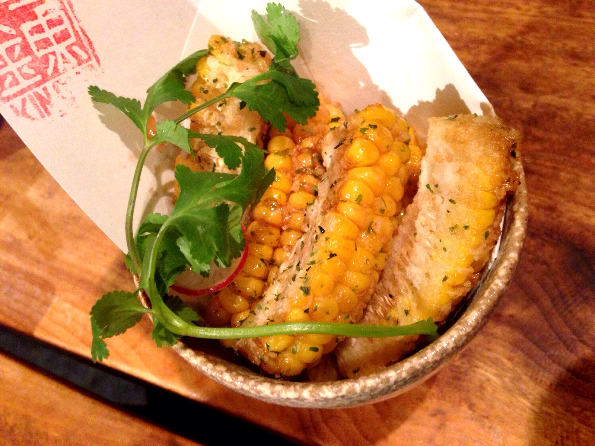 Deep Fried Fresh Corn @ Kingyo Izakaya