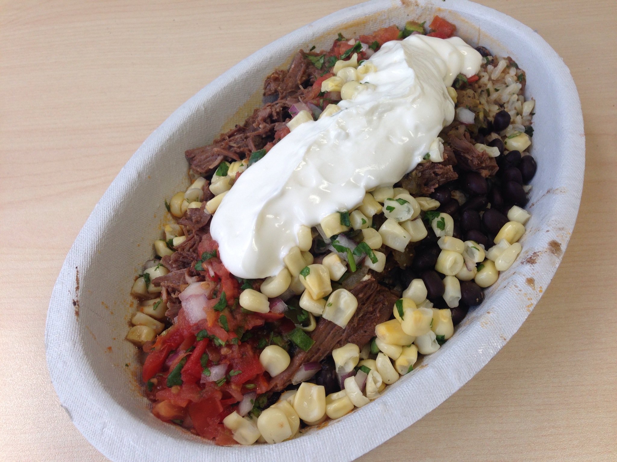 Barbacoa Bowl @ Chipotle Mexican Grill