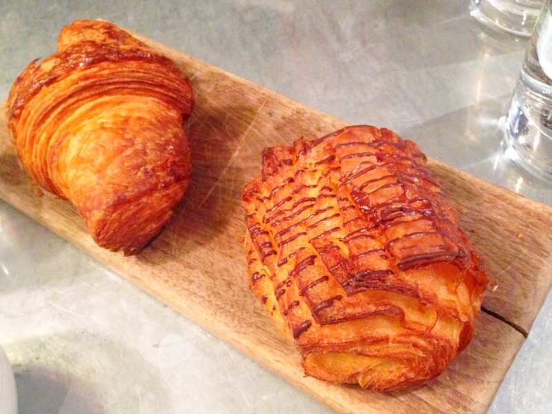 Croissant and Chocolate Croissant @ Bel Cafe