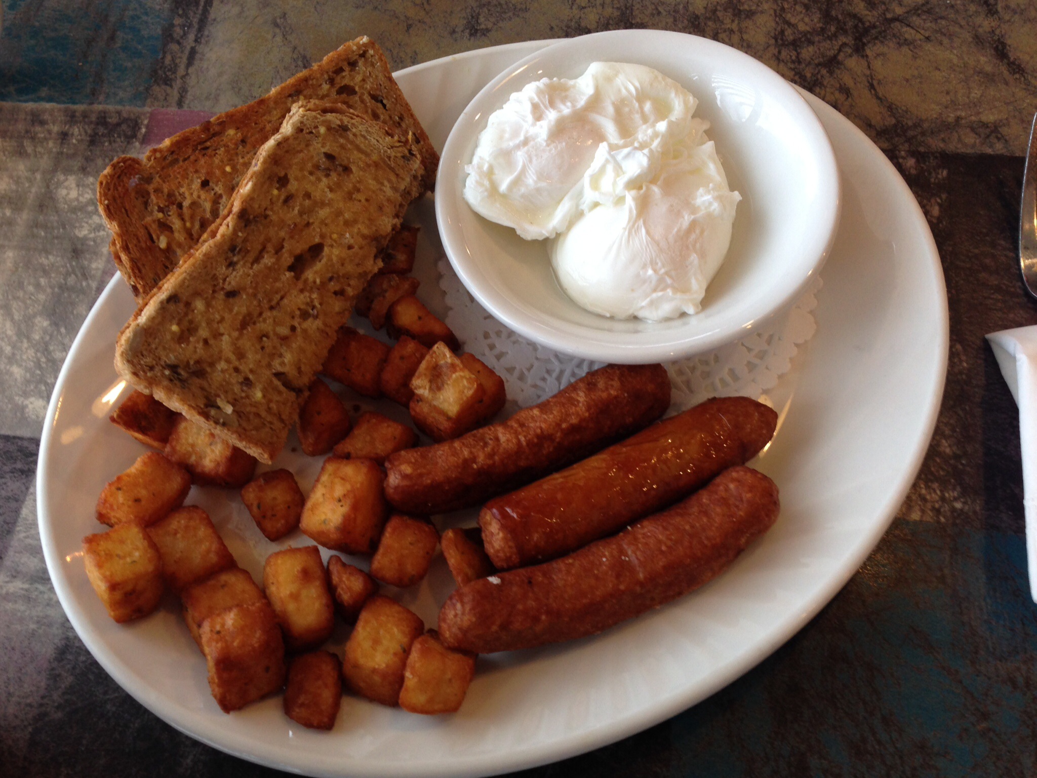 Two-Egg Breakfast @ Cimona Cafe