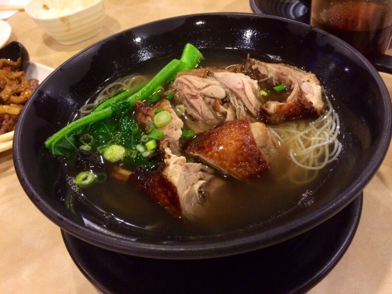 BBQ Duck Rice Vermicelli Soup @ Double Double