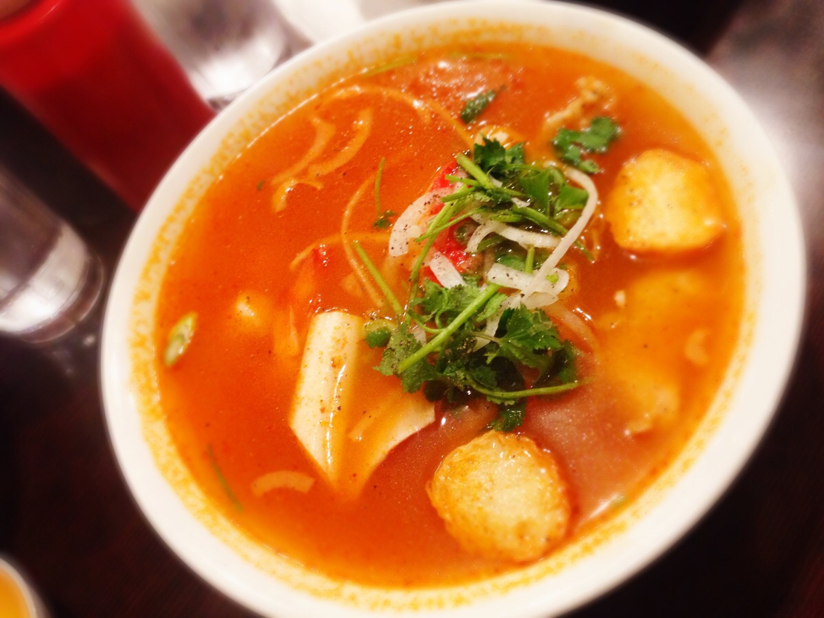Seafood Hot & Sour Noodle Soup @ Pho Goodness