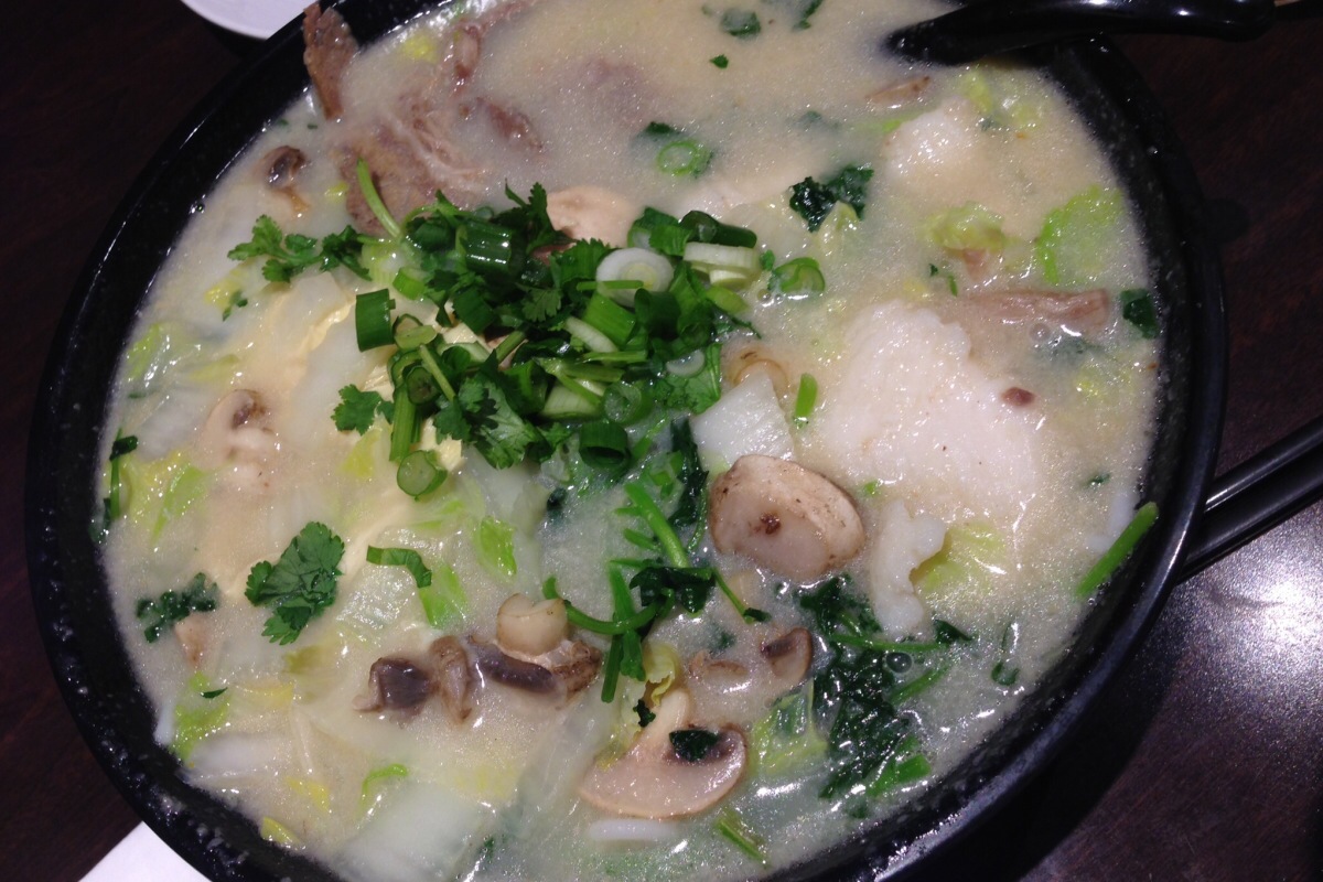 Fish Broth Rice Noodle Soup @ Deer Garden