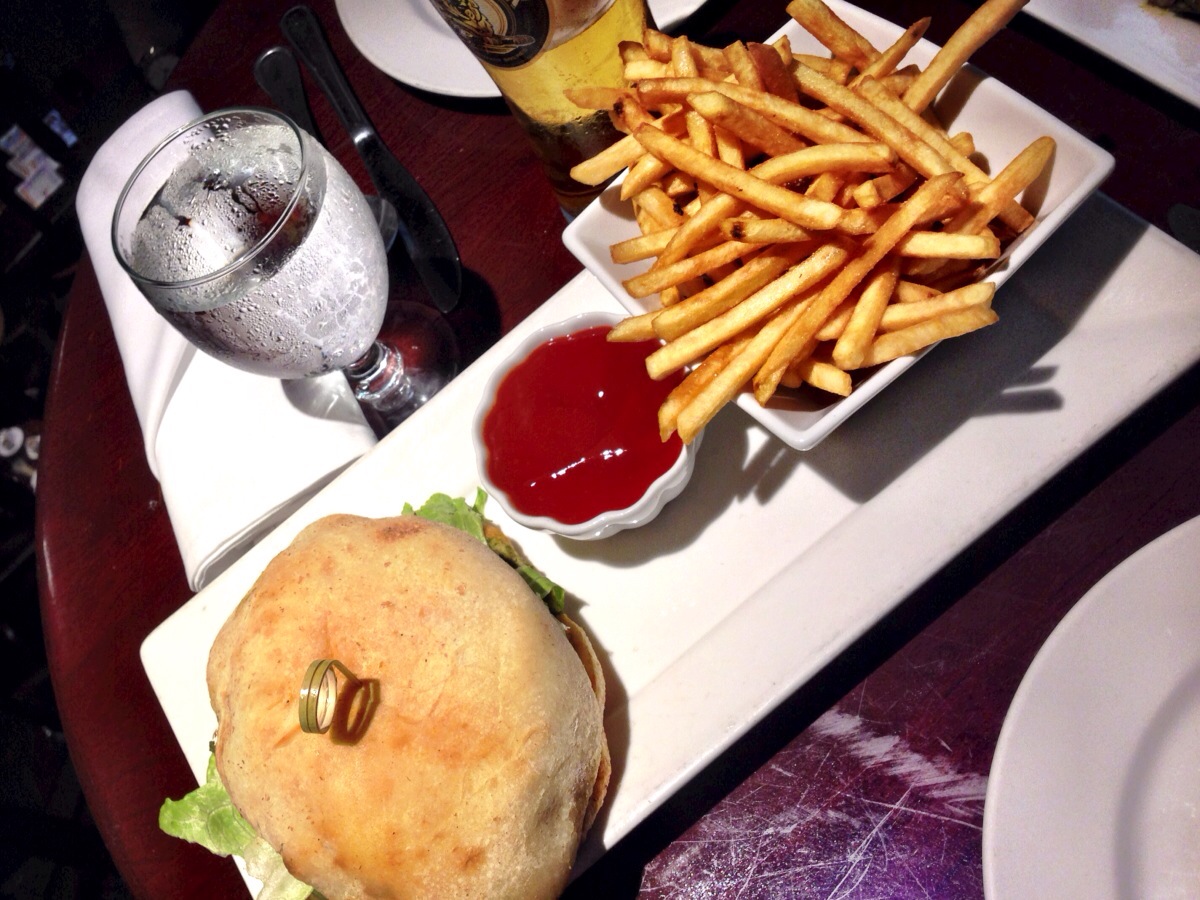 Lamb Burger @ Copper Chimney