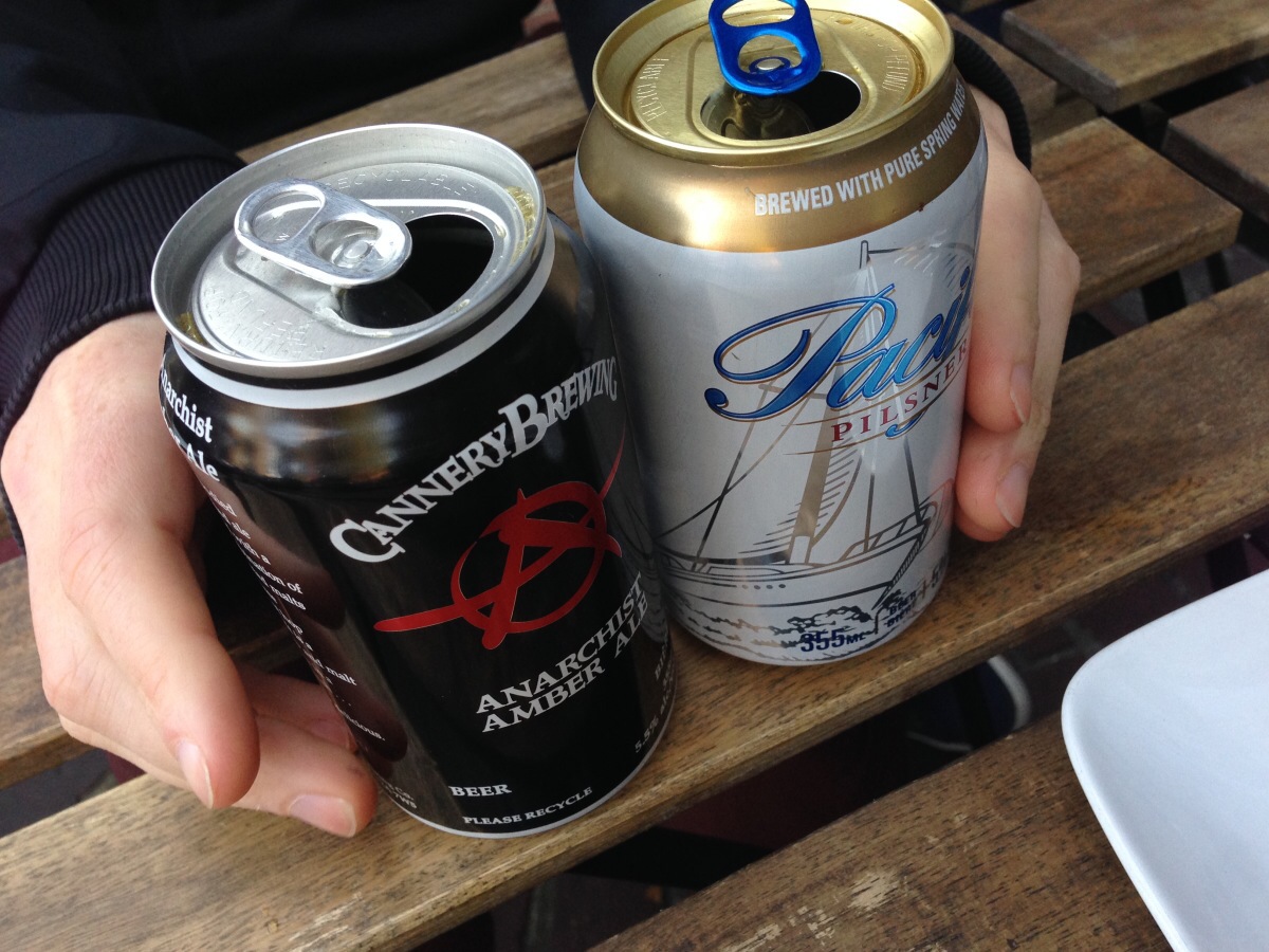 Mystery Beer Cans for Happy Hour @ Peckinpah