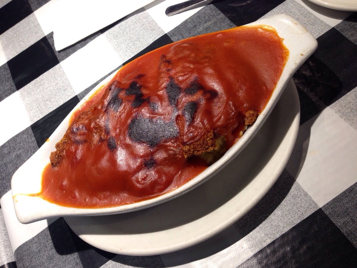 Baked Pork Chop and Rice with Tomato @ Super Starts Cafe