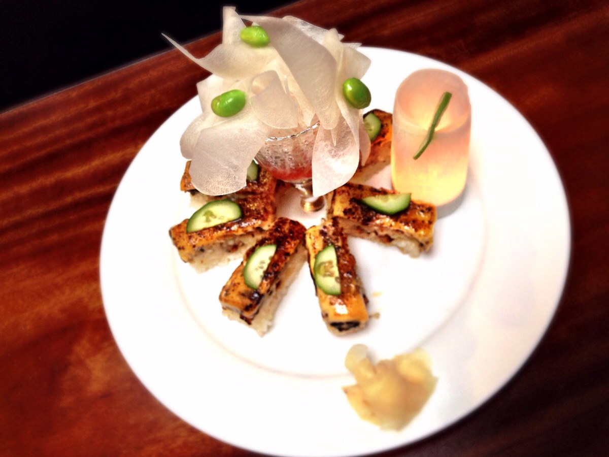 Unagi Oshisushi @ Kishimoto Japanese Kitchen and Sushi Bar