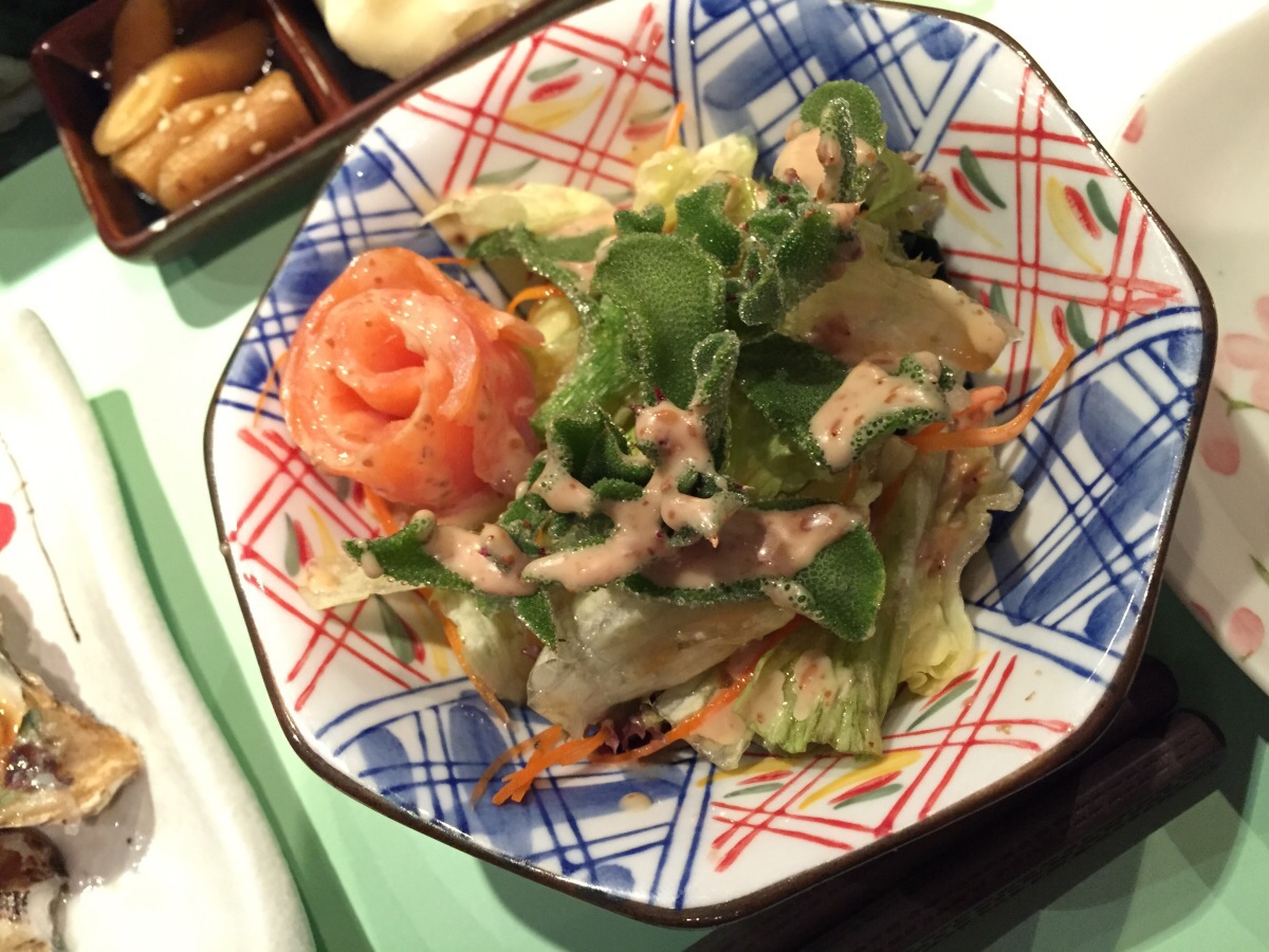 barafu salad, norwegian smoked salmon barafu salad, norwegian smoked salmon