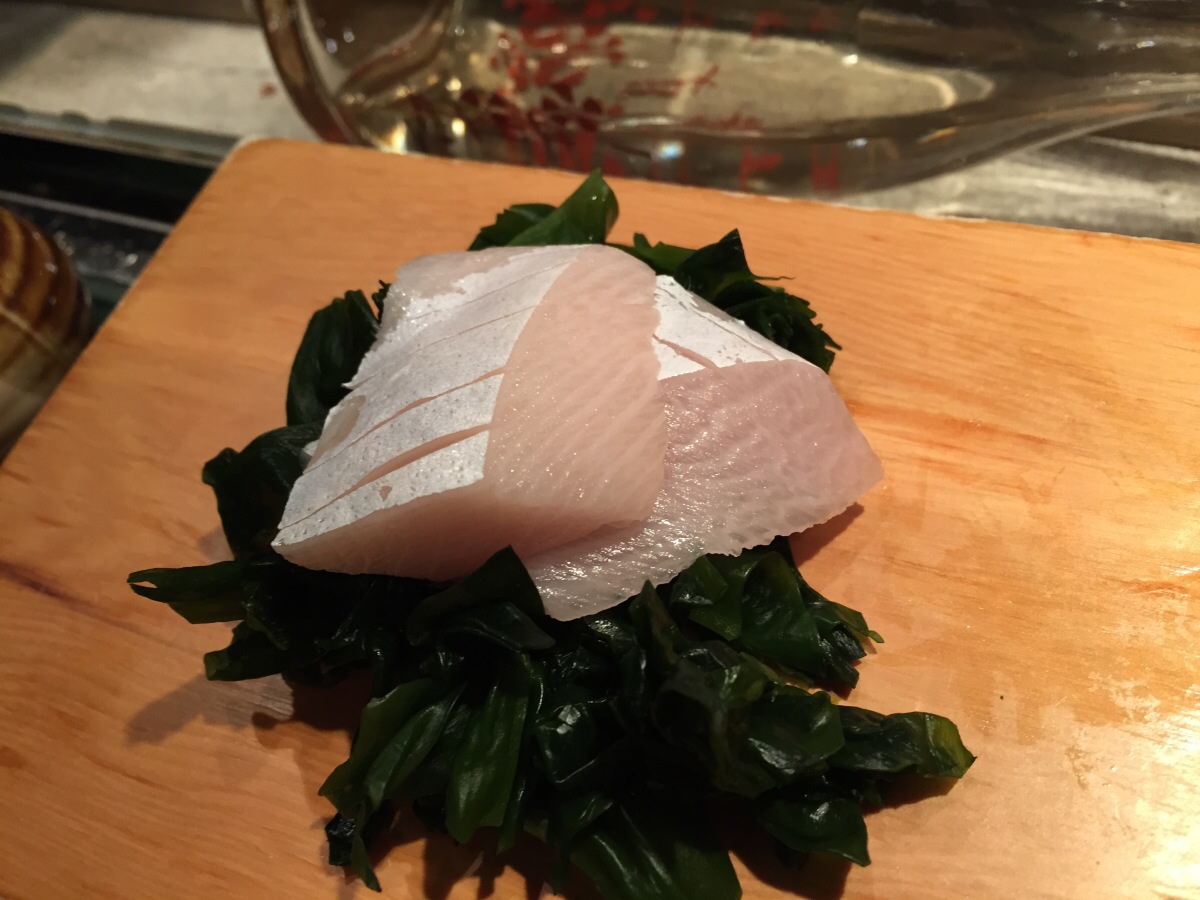 hamachi belly sashimi