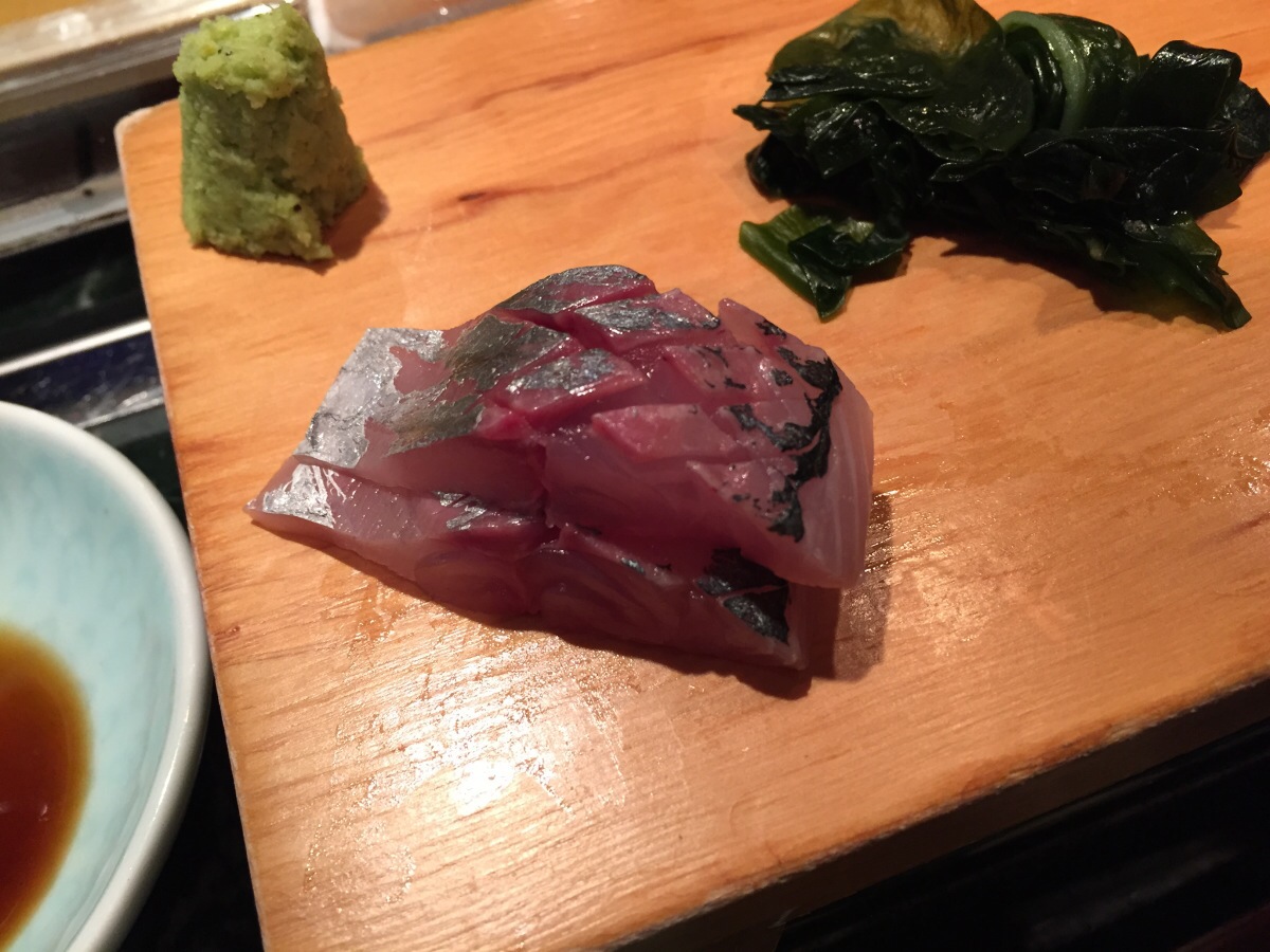 aji sashimi, jack mackerel aji sashimi (jack mackerel)
