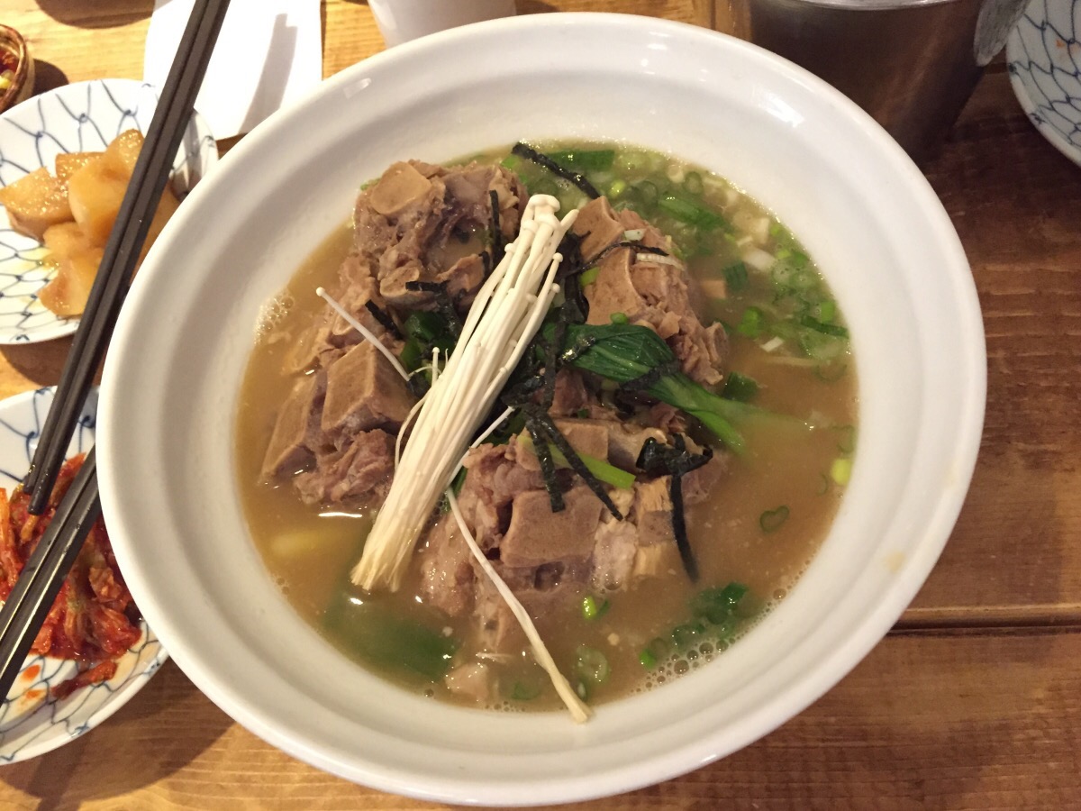Pork bone ramen @ Samsoonie