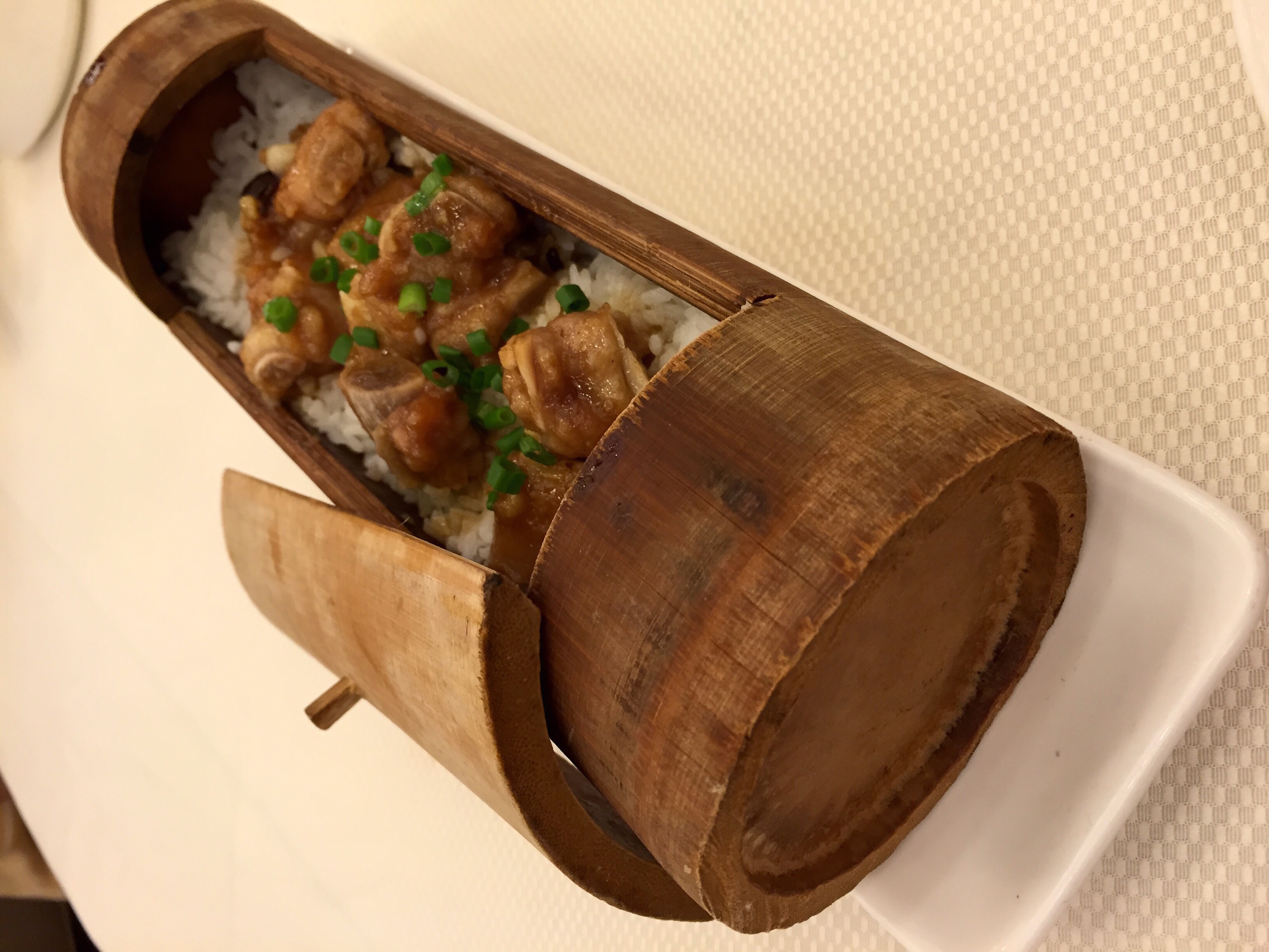 Steamed Pork Ribs on Rice