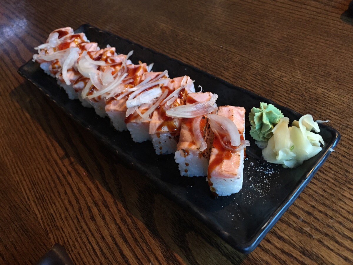 Seared Salmon Oshizushi