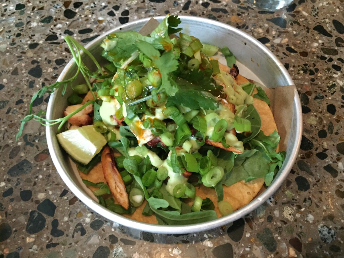 octopus tostada
