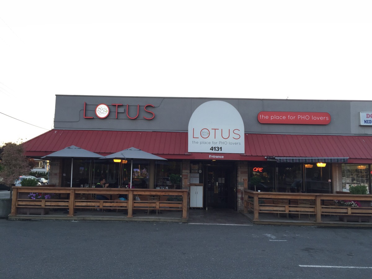 lotus, the place for pho lovers