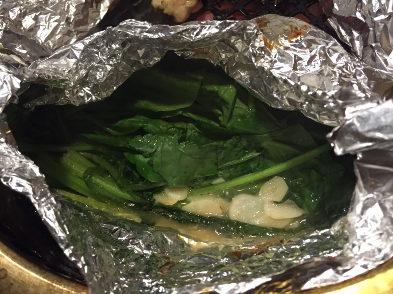 garlic spinach