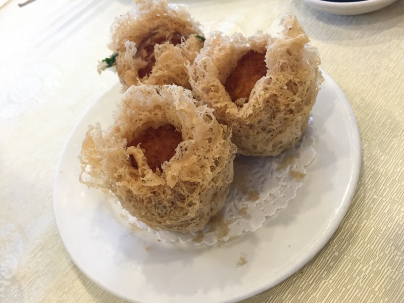 deep fried taro dumpling