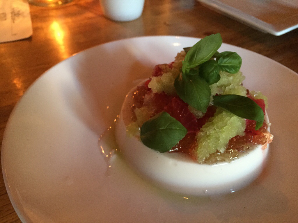 coconut panna cotta