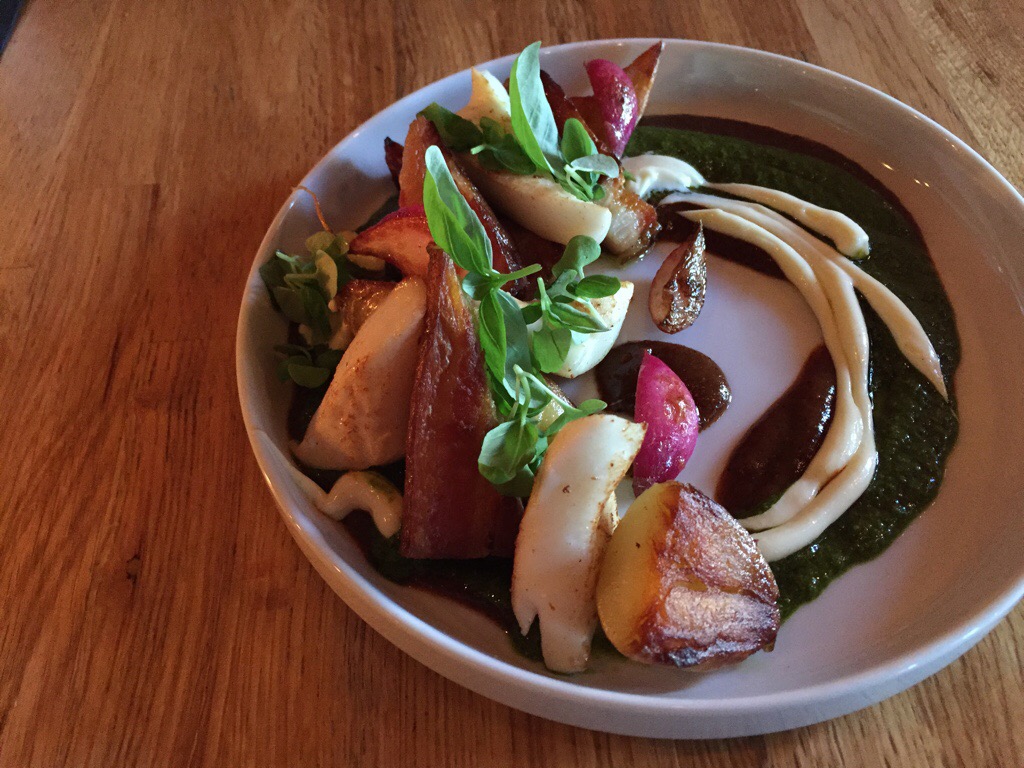 pork belly and calamari