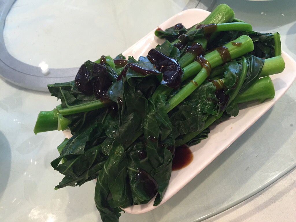 gailan with oyster sauce