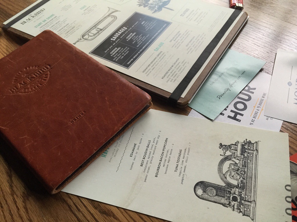 happy hour at the blackbird