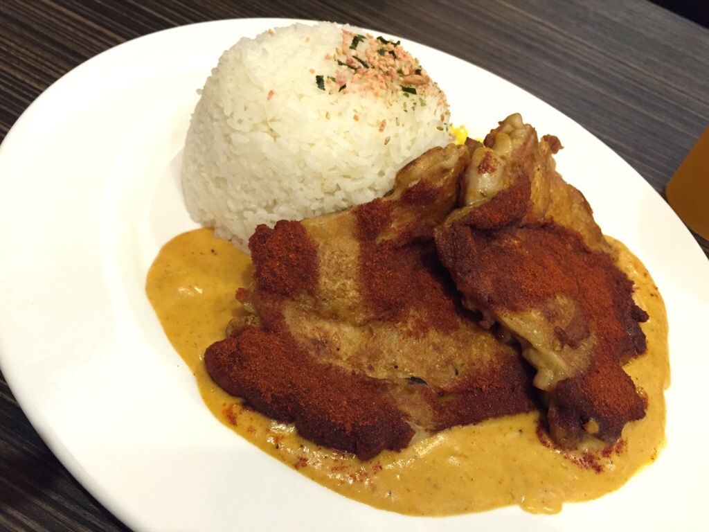Cajun Chicken Steak with Honey Tomato Sauce on Rice