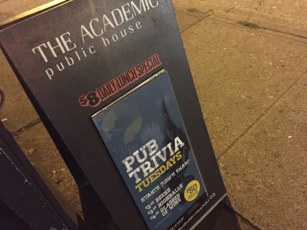 the academic public house