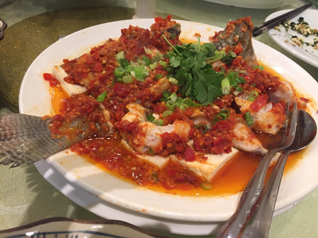 Steamed Fish with Chopped Chilli