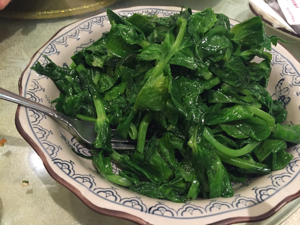 Pea Shoot Stir Fry