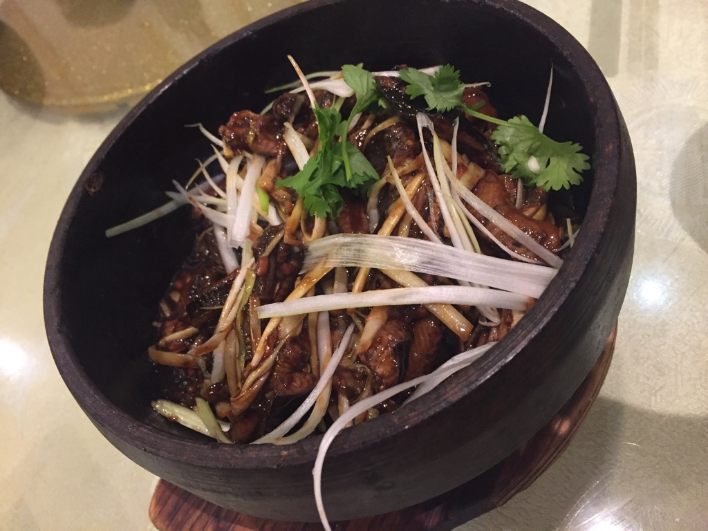 Fried Eel in Stone Bowl