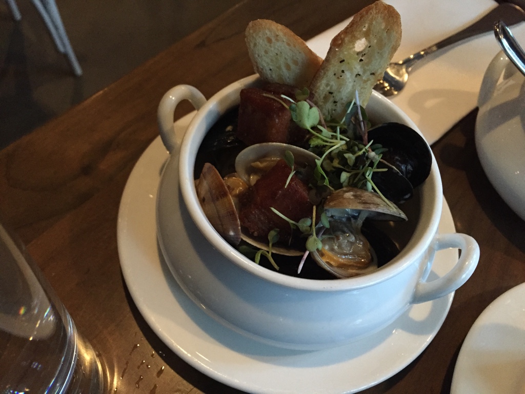mussels and clams